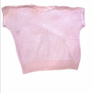 Vintage lavender Purple acrylic crop top size L